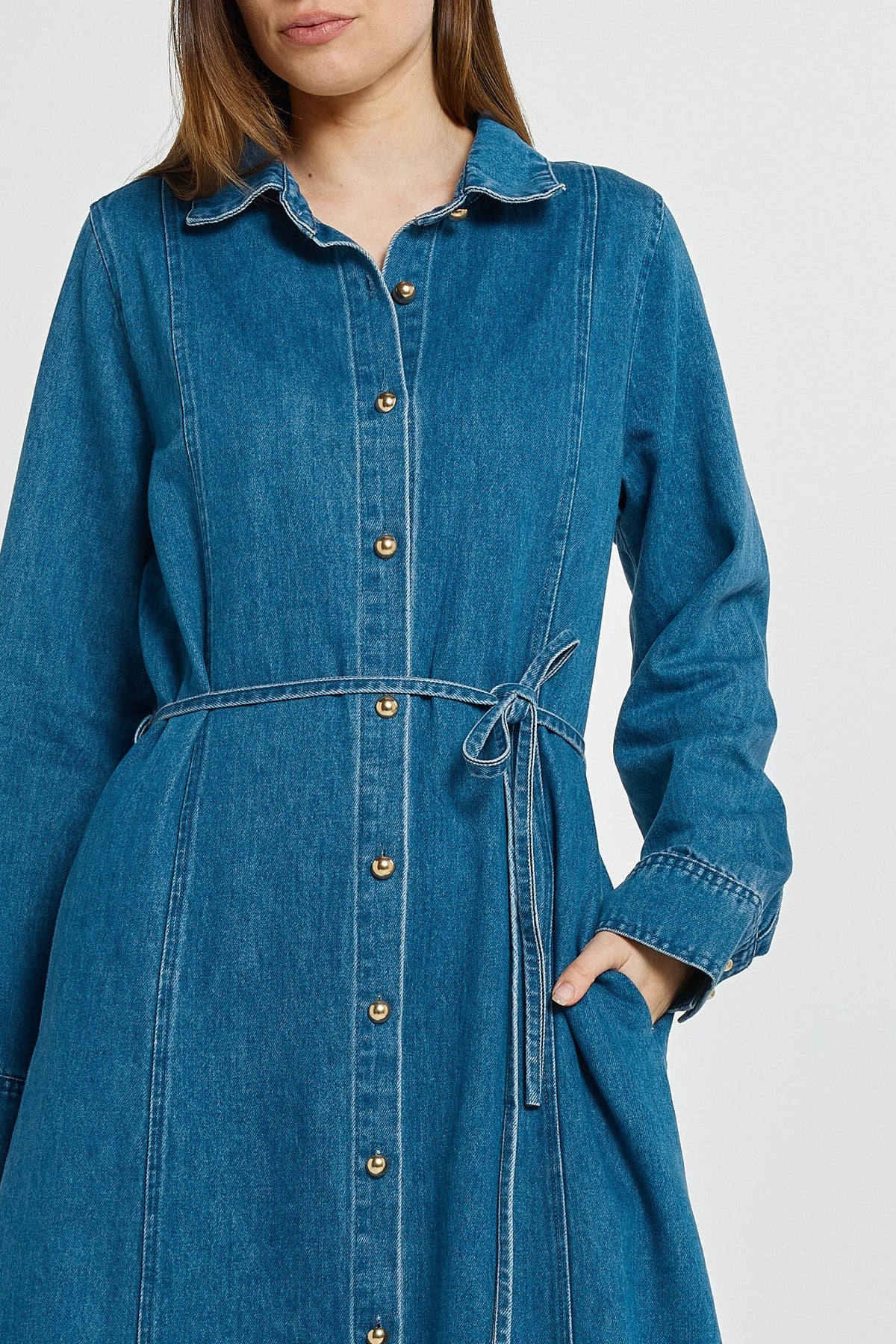 Betty Basics | Nico Denim Dress