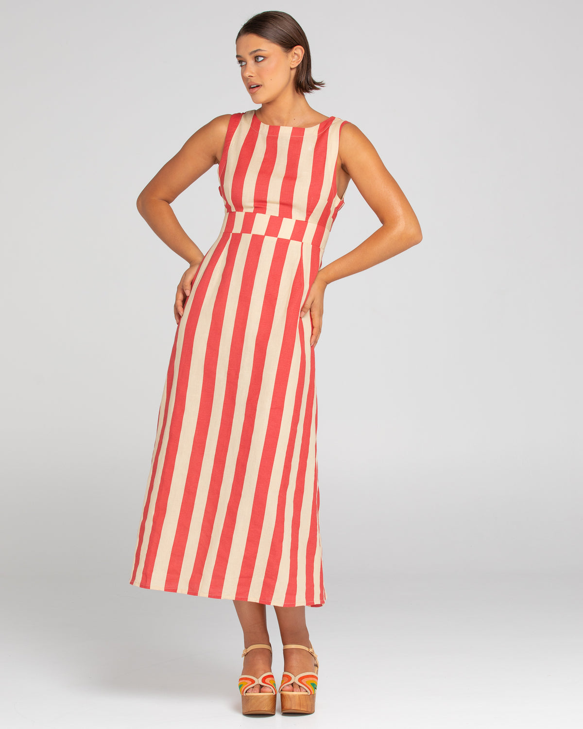 Boom Shankar Colada Dress | Kaia Stripe