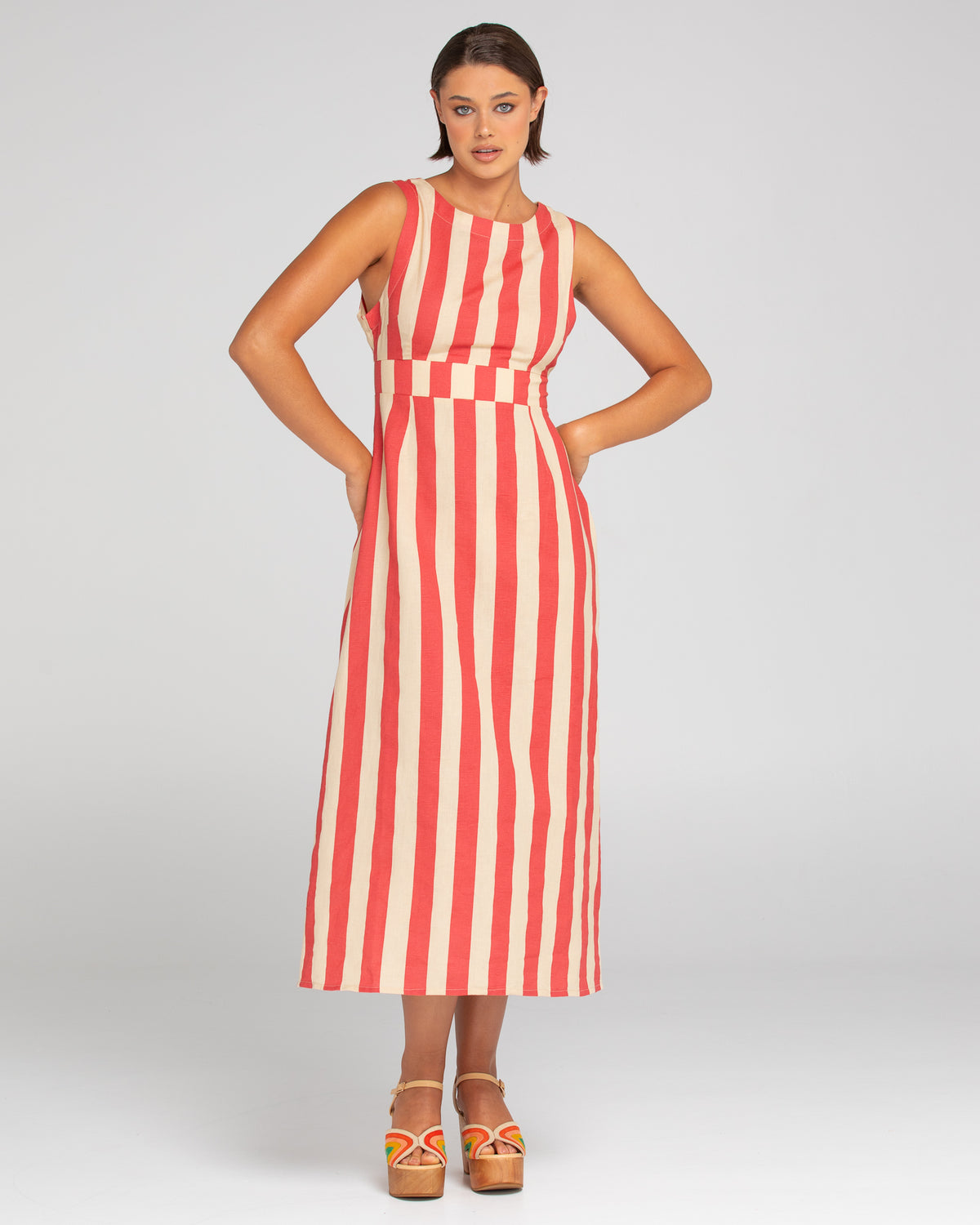 Boom Shankar Colada Dress | Kaia Stripe