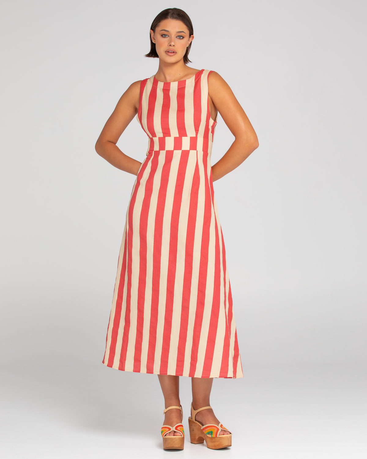 Boom Shankar Colada Dress | Kaia Stripe