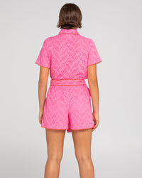 Boom Shankar Daisy Shorts | Broderie Pink