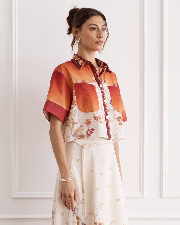 Heaven | Remi Cropped Shirt