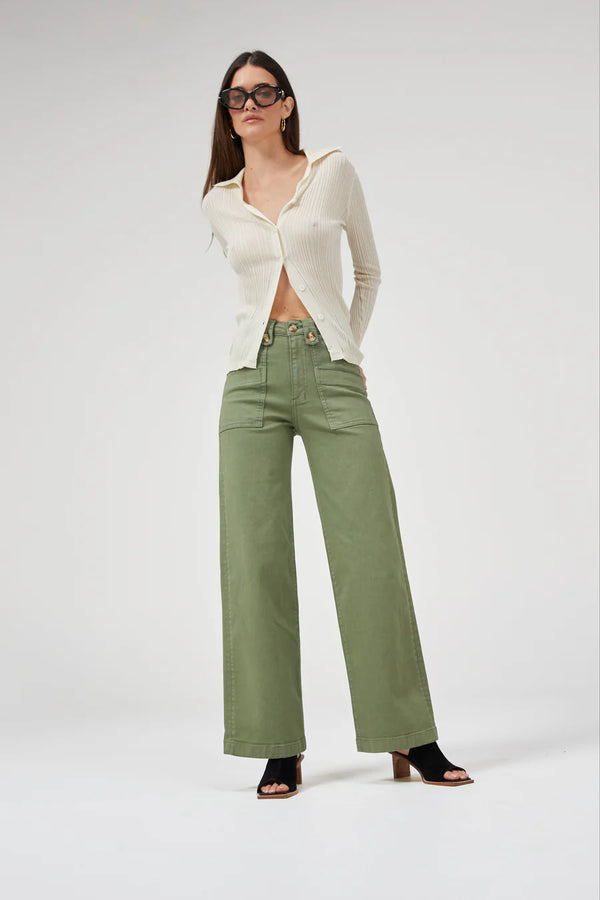 Dricoper | Carrie Jeans Oil Green
