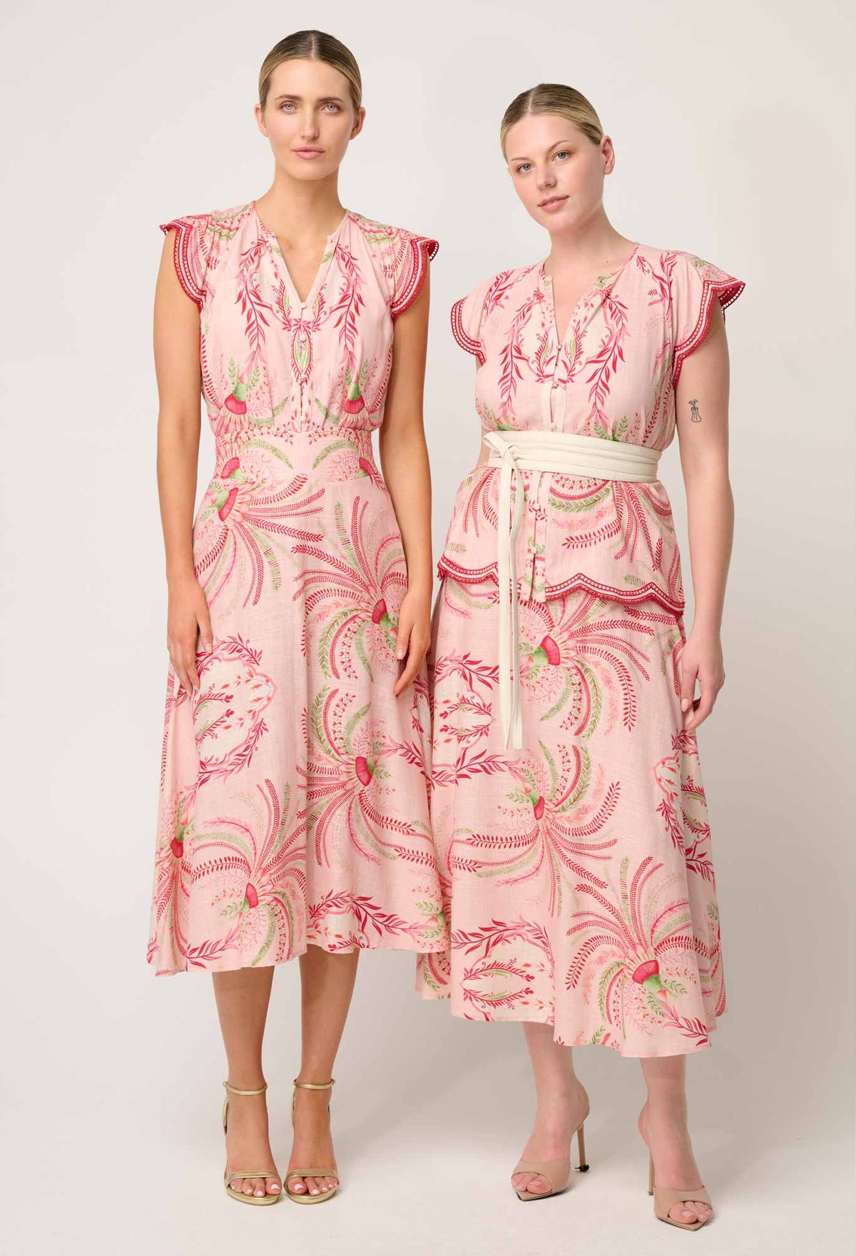 Once Was | Aseel Scallop Embroidered Top