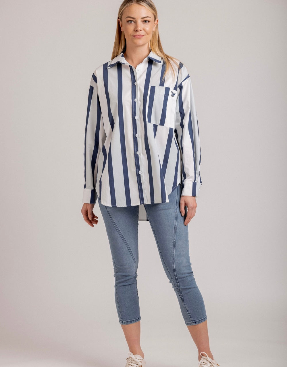 Moss | Maxwell Stripe Shirt