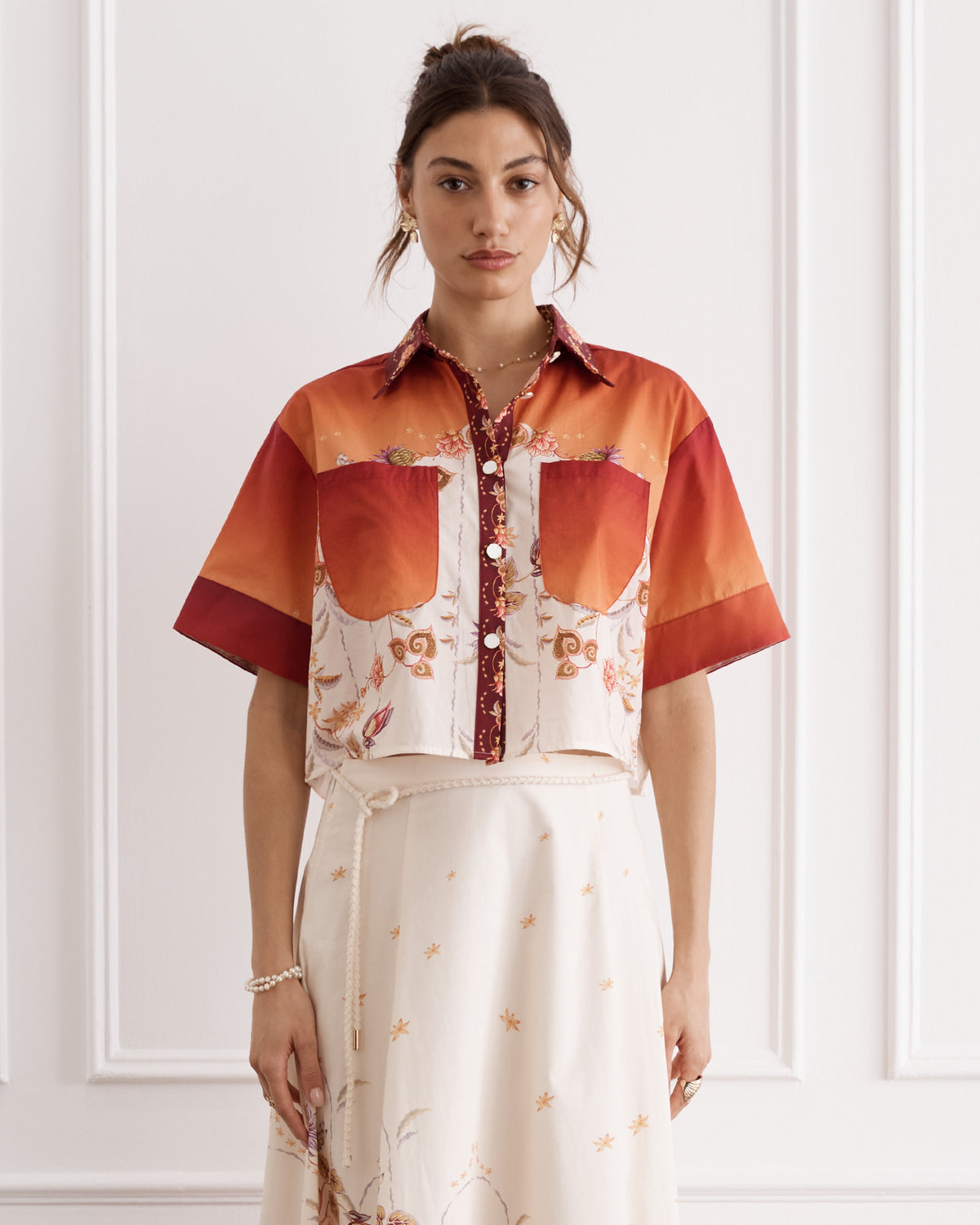 Heaven | Remi Cropped Shirt