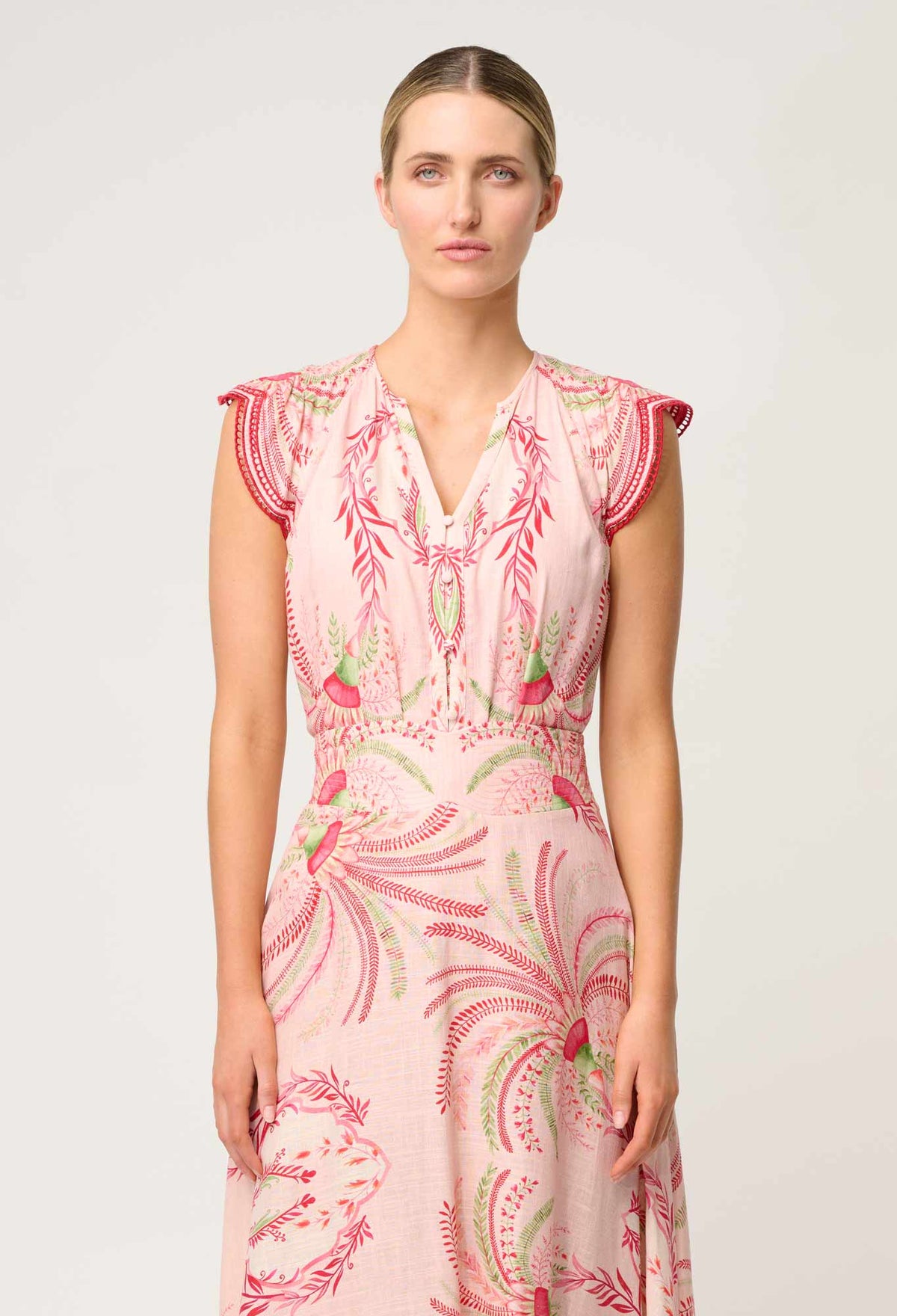 Once Was | Aseel Scallop Embroidered Top