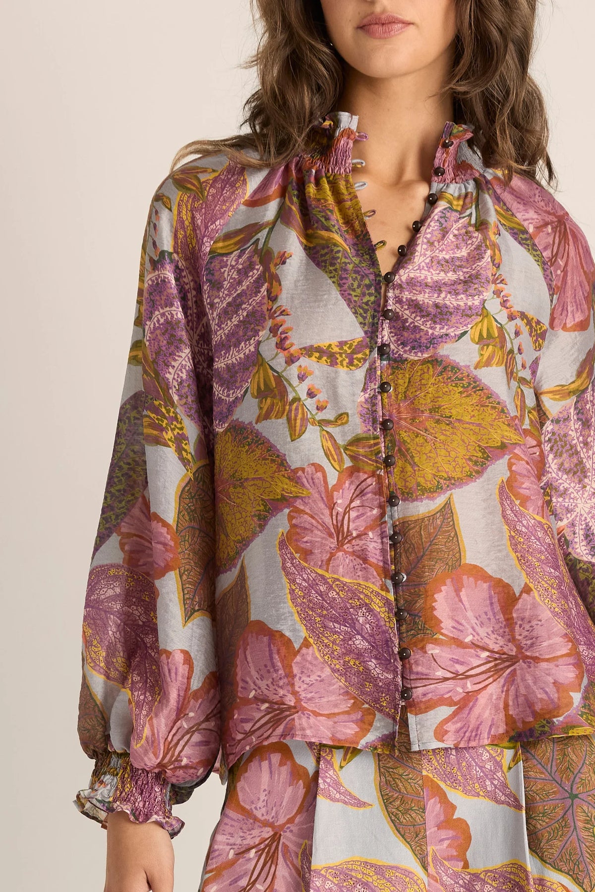Fate + Becker | Daria Shirred Blouse