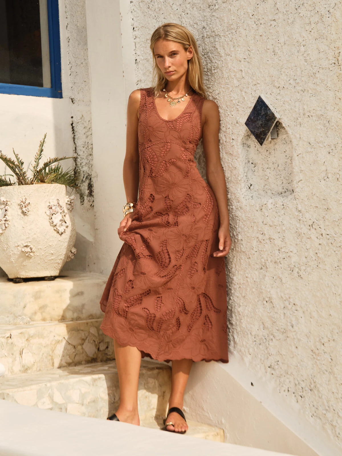 Fate + Becker | Alessia Lace Midi Dress