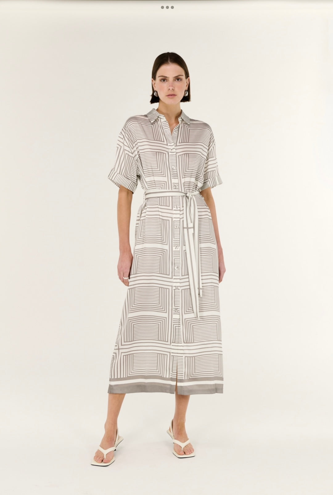 Staple the Label | Siphon Midi Shirtdress
