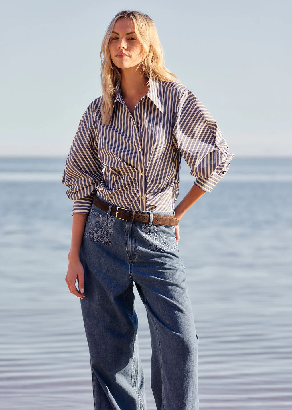 Fate + Becker | Aspen Asymmetrical Opening Shirt