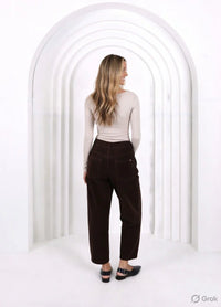 Monaco | Leo Corduroy Barrel Jean