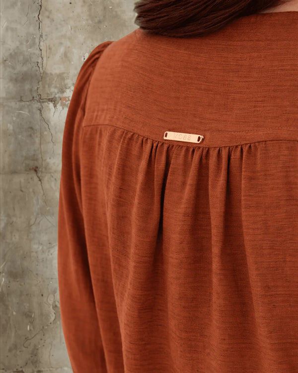 Moss | Bow Shirt