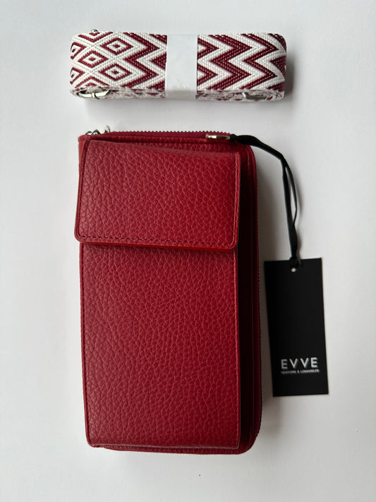 EVVE Sarah Phone Bag | Red