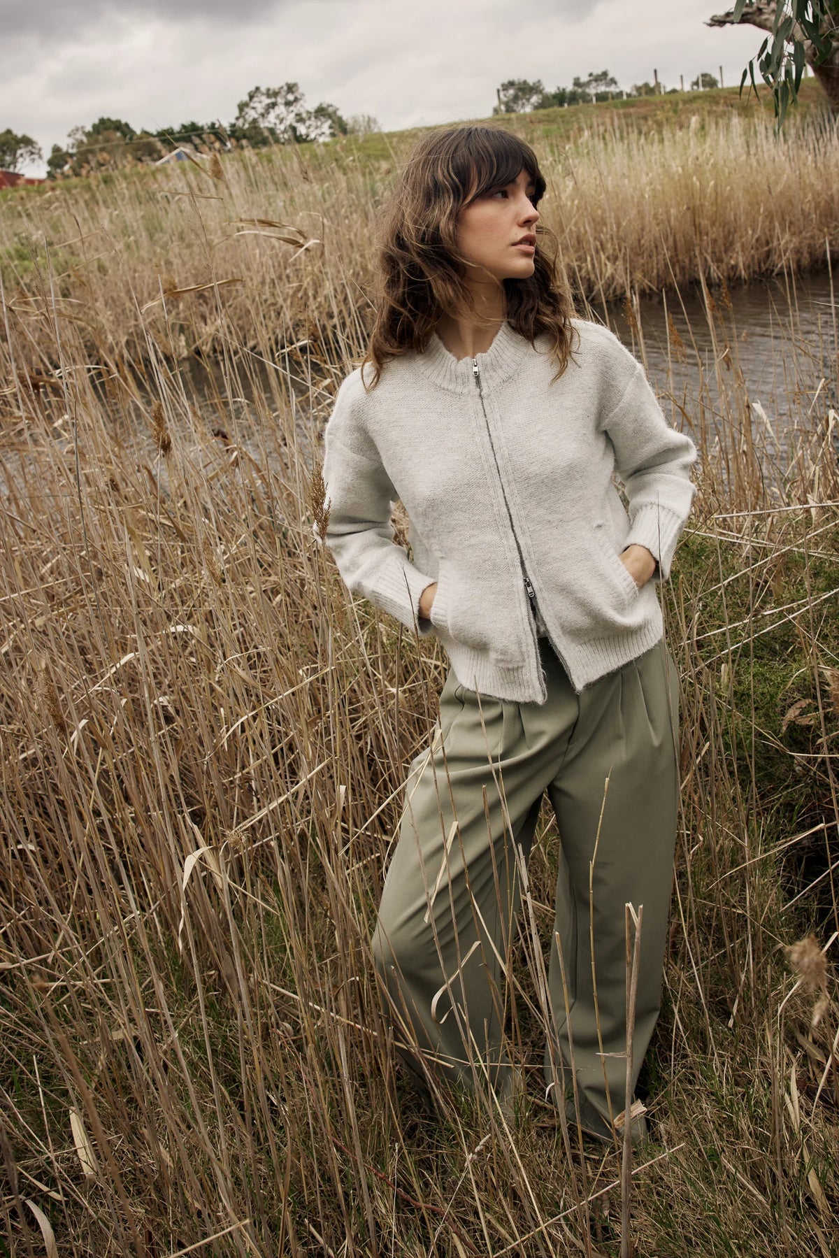 Fate + Becker | Lumi Zip Up Jumper