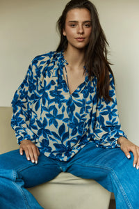 Sass | Willow Tie Front Blouse