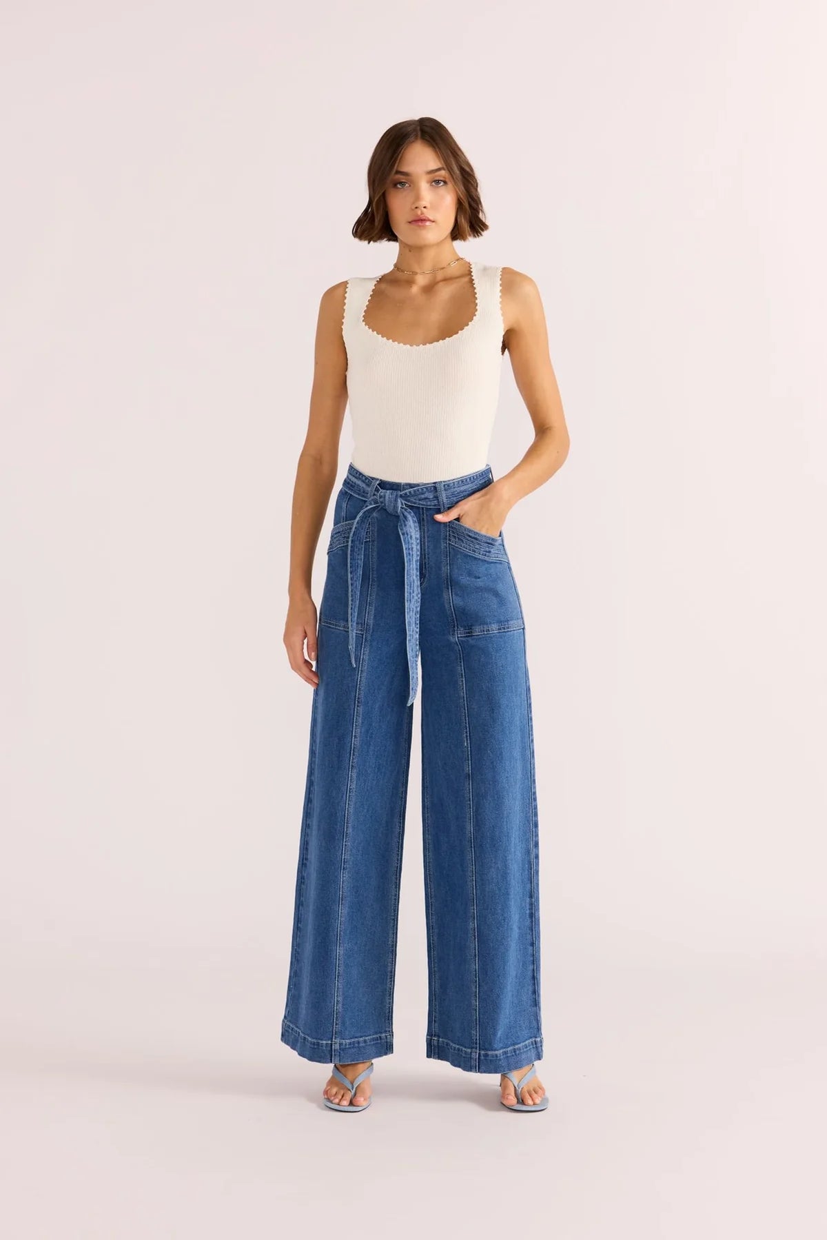 MINKPINK | Ellis Denim Panel Jean