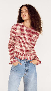 MINKPINK | Anouk Shirred Top