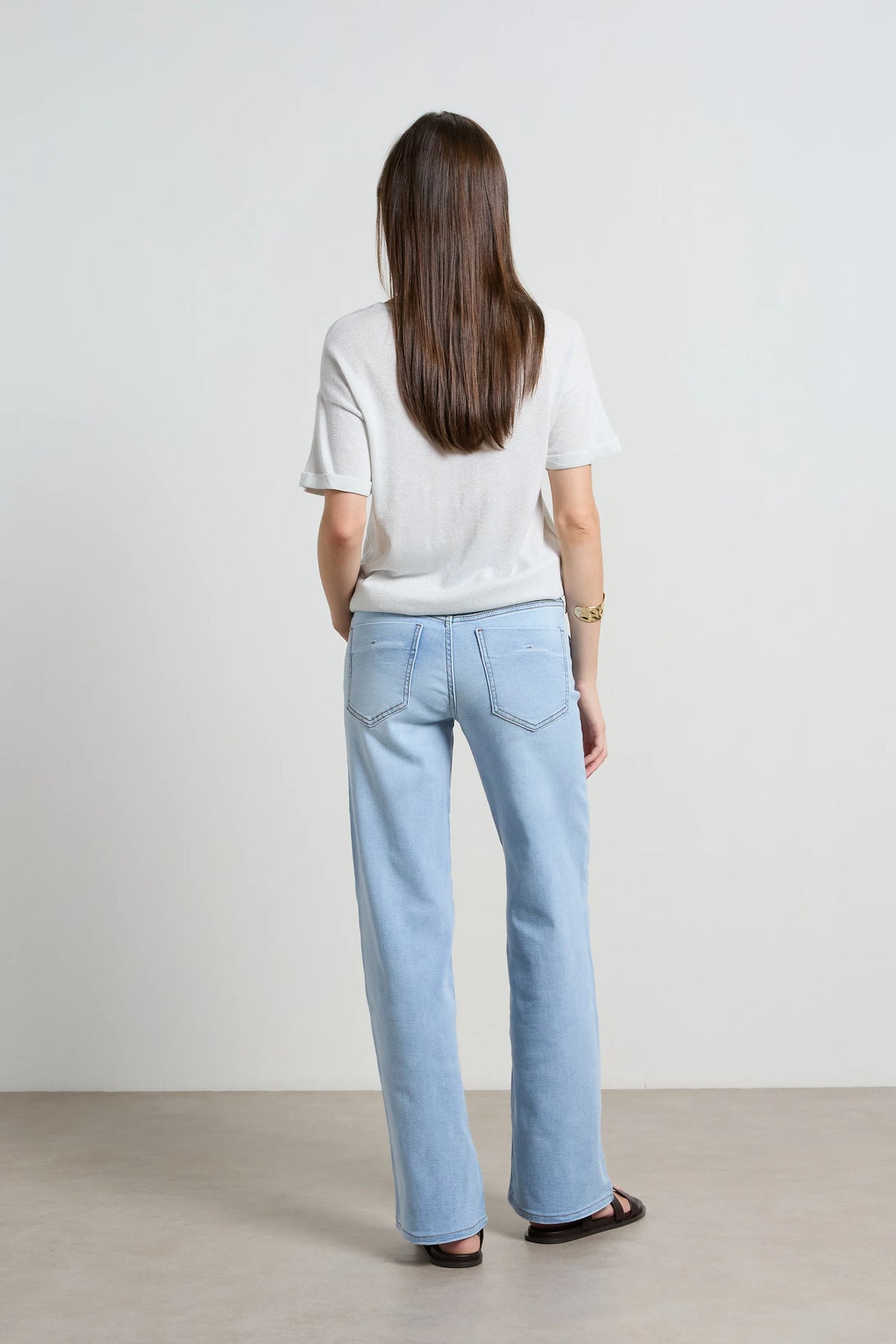Dricoper | Molly Coastal Blue Straight Leg Jeans