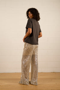 We Are The Others Kat Sequin Pants | Champagne