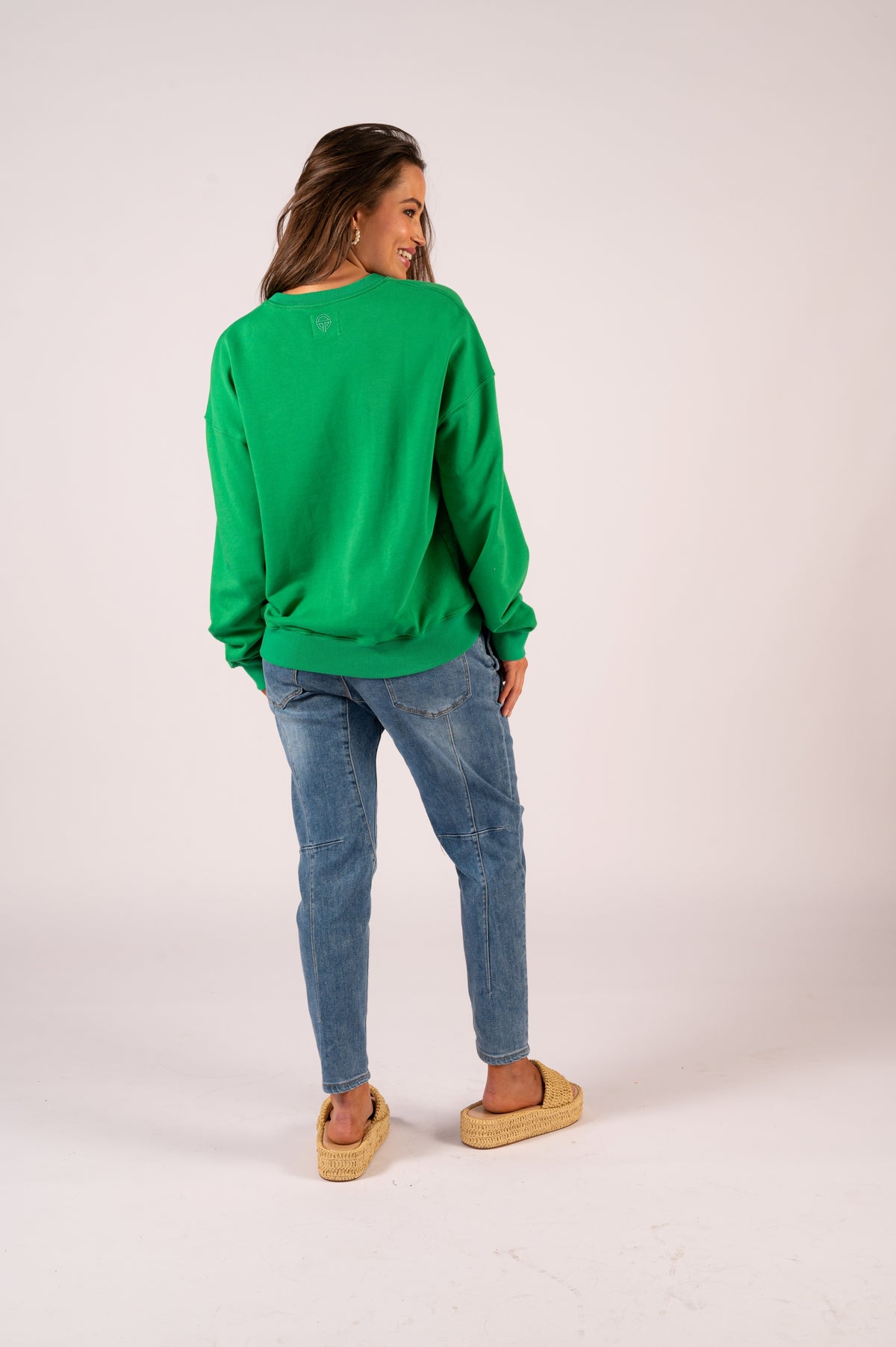 We Are The Others Amara Slouch Sweat | Emerald