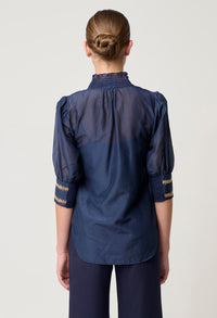 Once Was | Mustique Embroidered Blouse