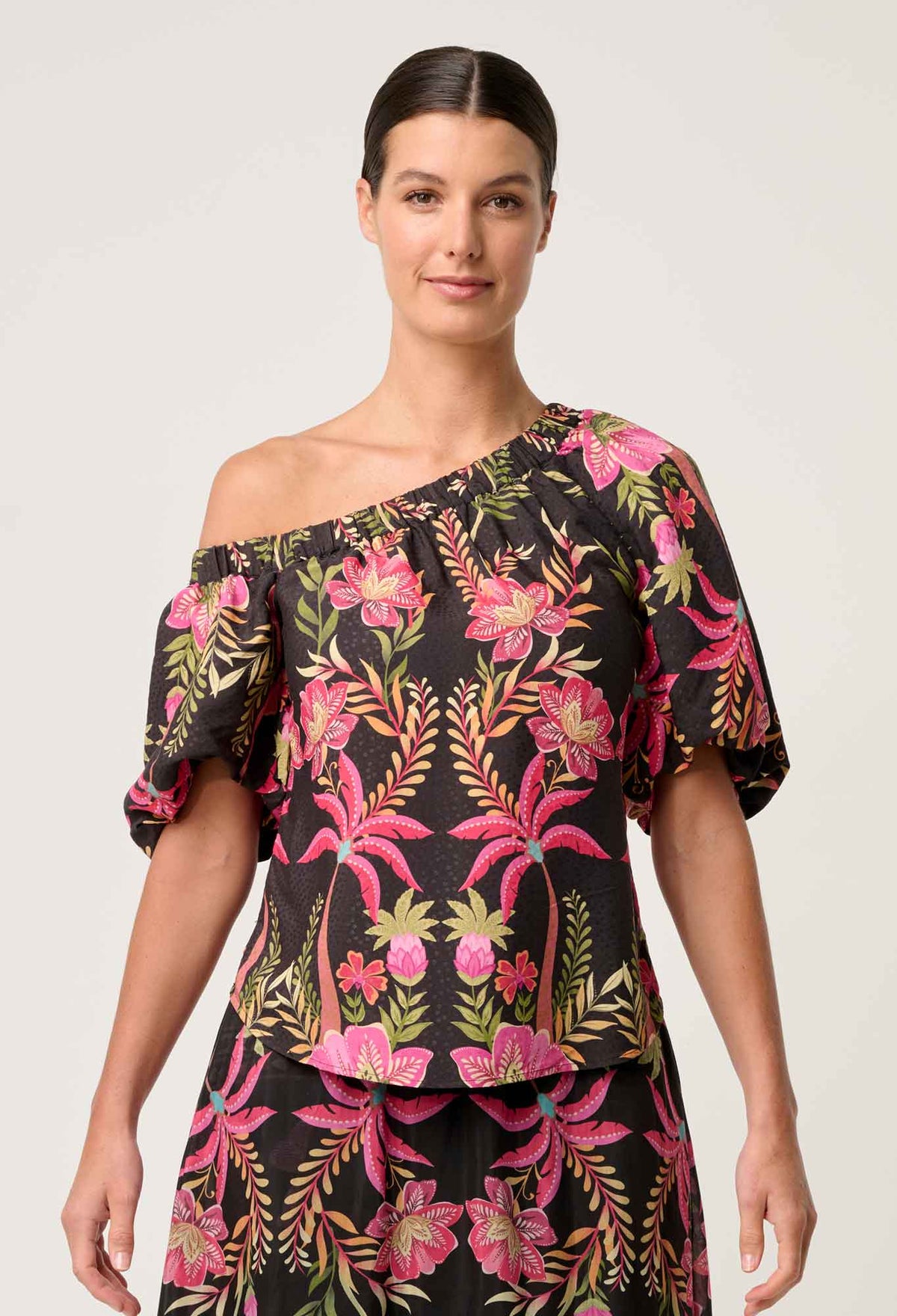 Once Was | Juno One Shoulder Top