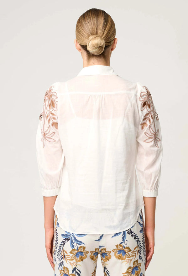 Once Was | Callisto Embroiderd Shirt