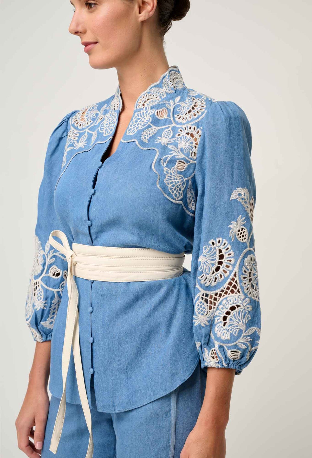 Once Was | Astra 3/4 Sleeve Blouse