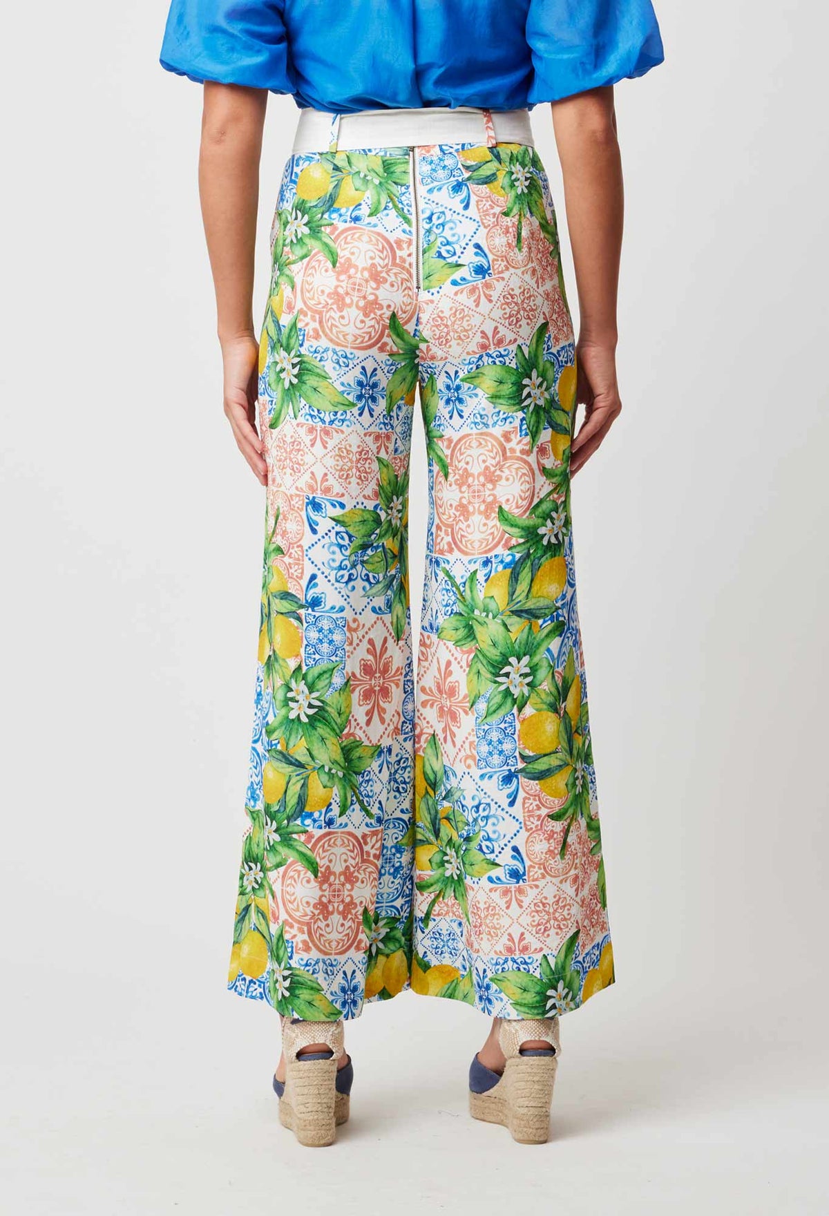 Once Was Grace Linen Pant | Limonata Print