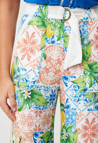 Once Was Grace Linen Pant | Limonata Print