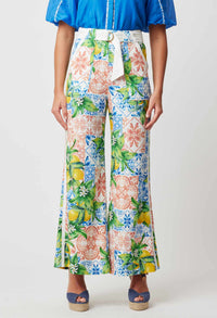 Once Was Grace Linen Pant | Limonata Print