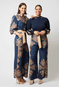 Once Was Imperial Wide Leg Pant | Oriental Print