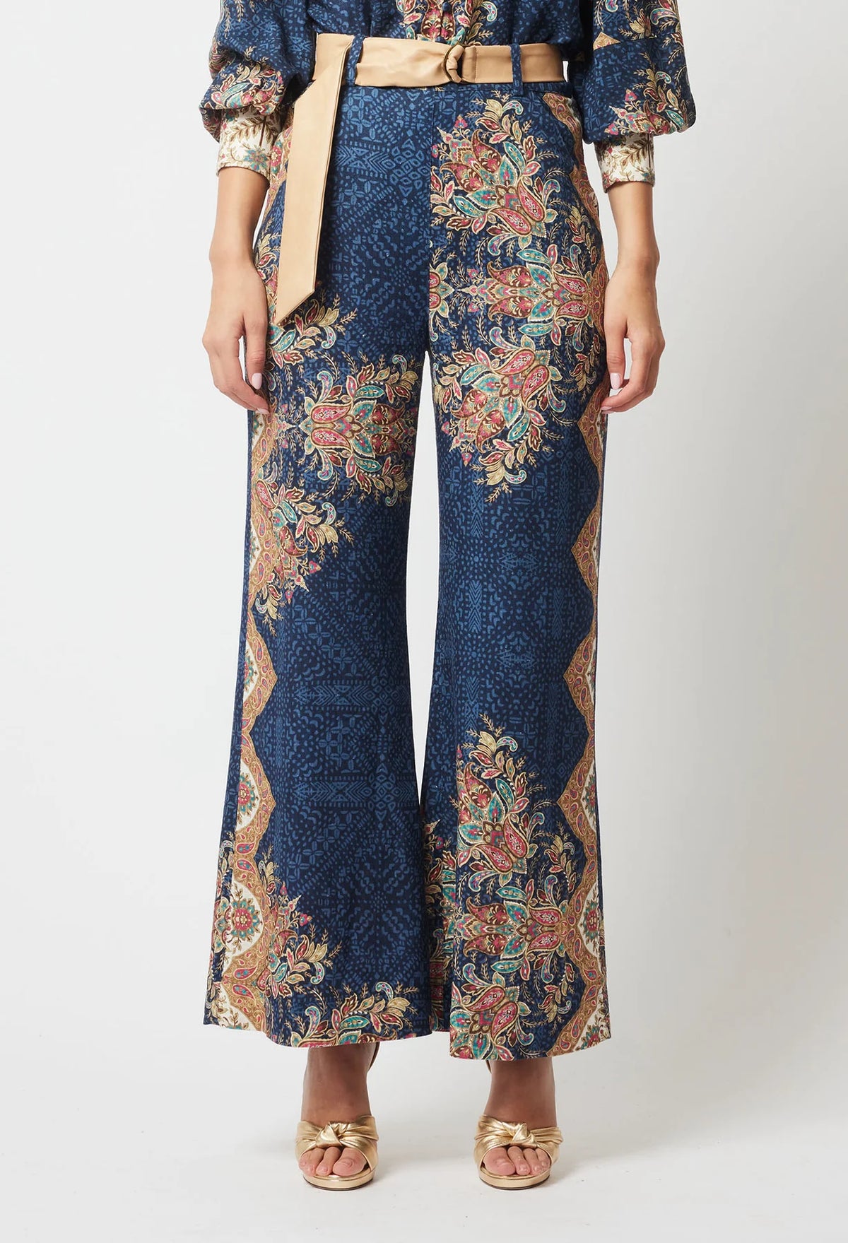 Once Was Imperial Wide Leg Pant | Oriental Print