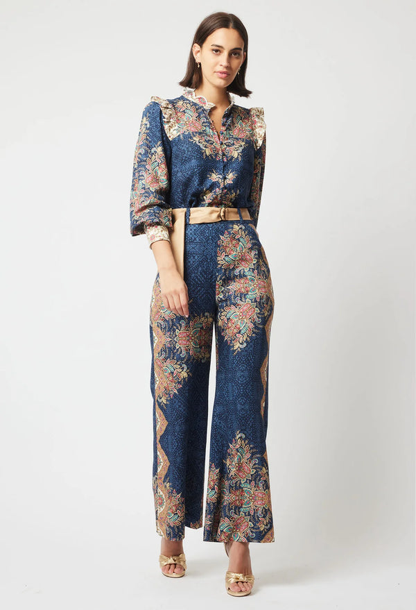 Once Was Imperial Wide Leg Pant | Oriental Print