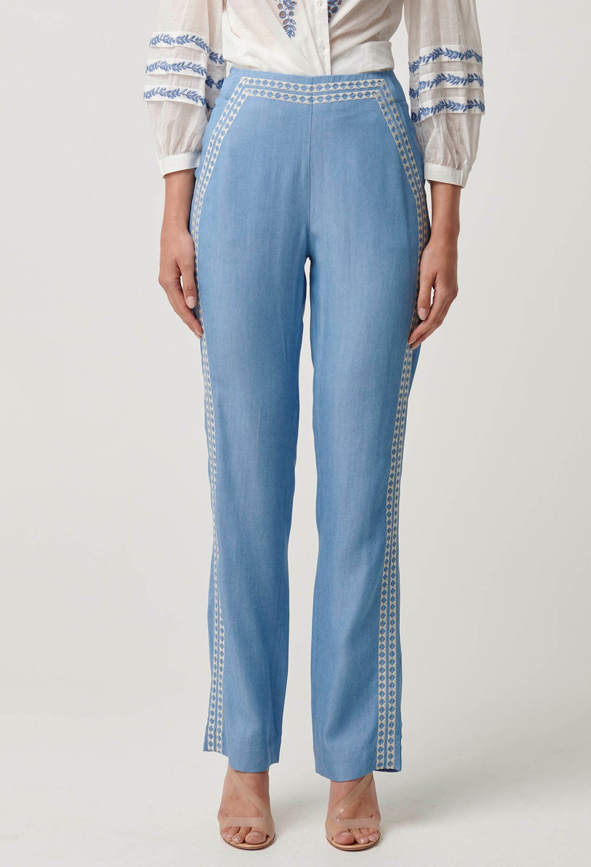 Once Was | Ophelia Embroidered Pant