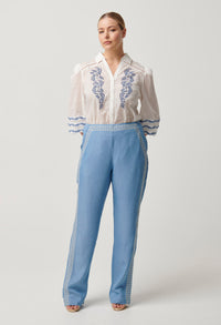 Once Was | Ophelia Embroidered Pant