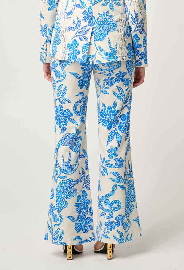 Once Was | Leandro Pant - Azure Mosaic