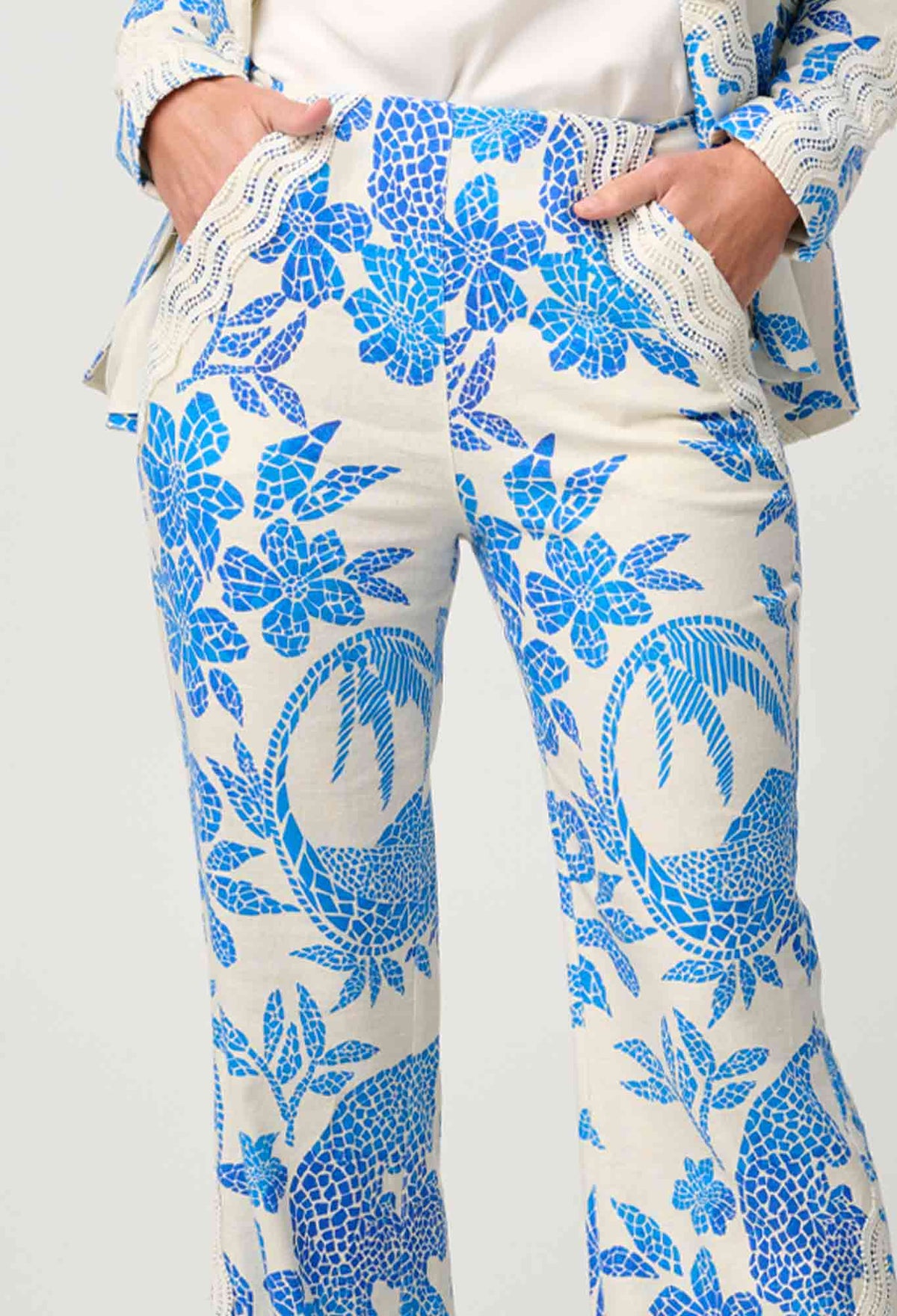 Once Was | Leandro Pant - Azure Mosaic