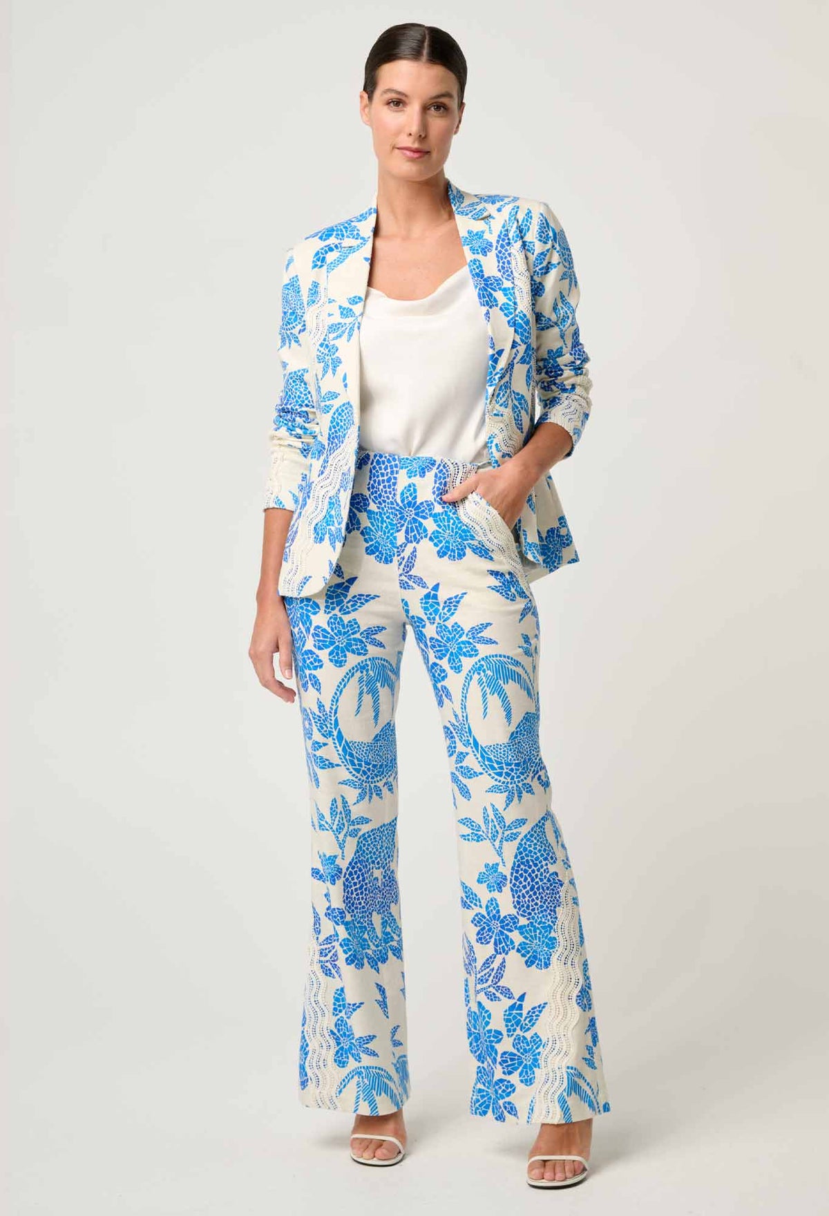 Once Was | Leandro Pant - Azure Mosaic