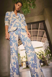 Once Was | Leandro Pant - Azure Mosaic