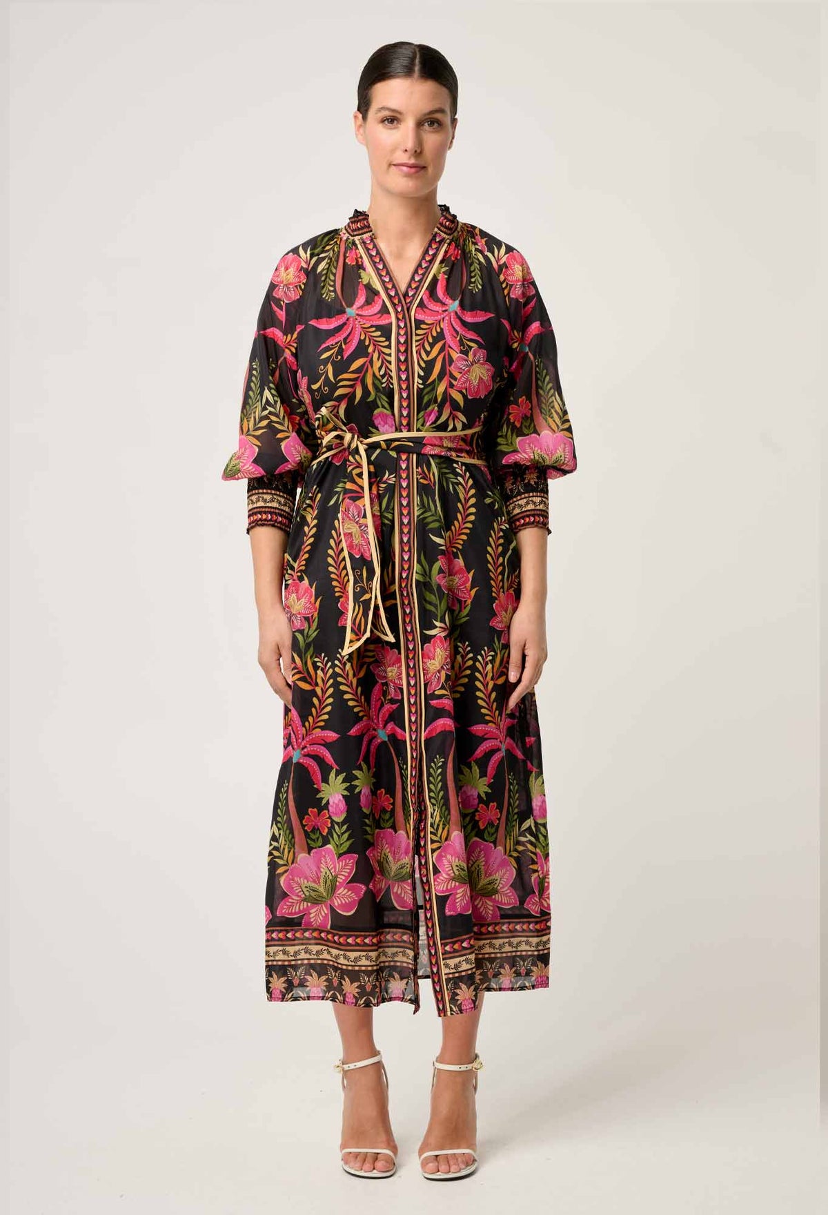 Once Was | Carmen Dress - Anthos Lotos