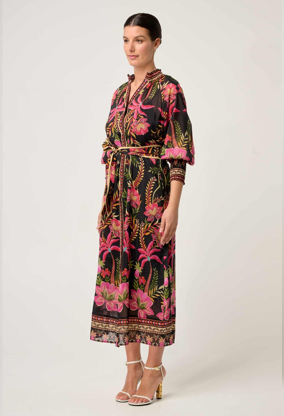 Once Was | Carmen Dress - Anthos Lotos