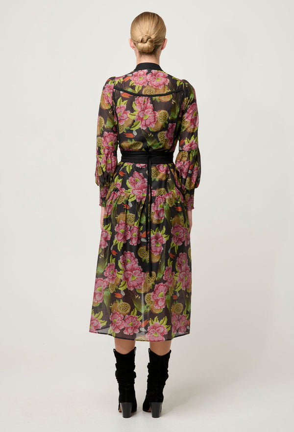 Once Was | Esmeralda Midi Dress