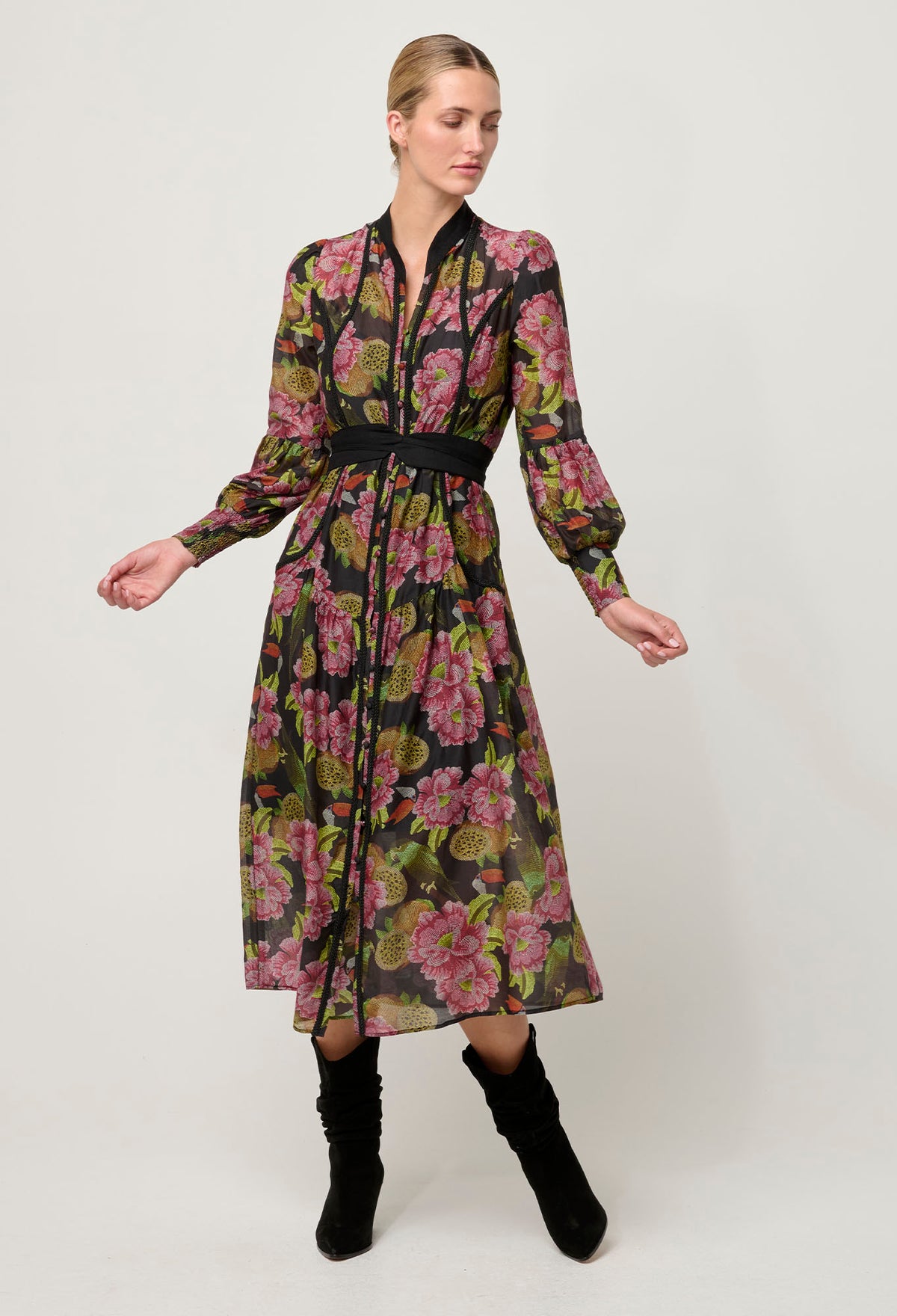 Once Was | Esmeralda Midi Dress