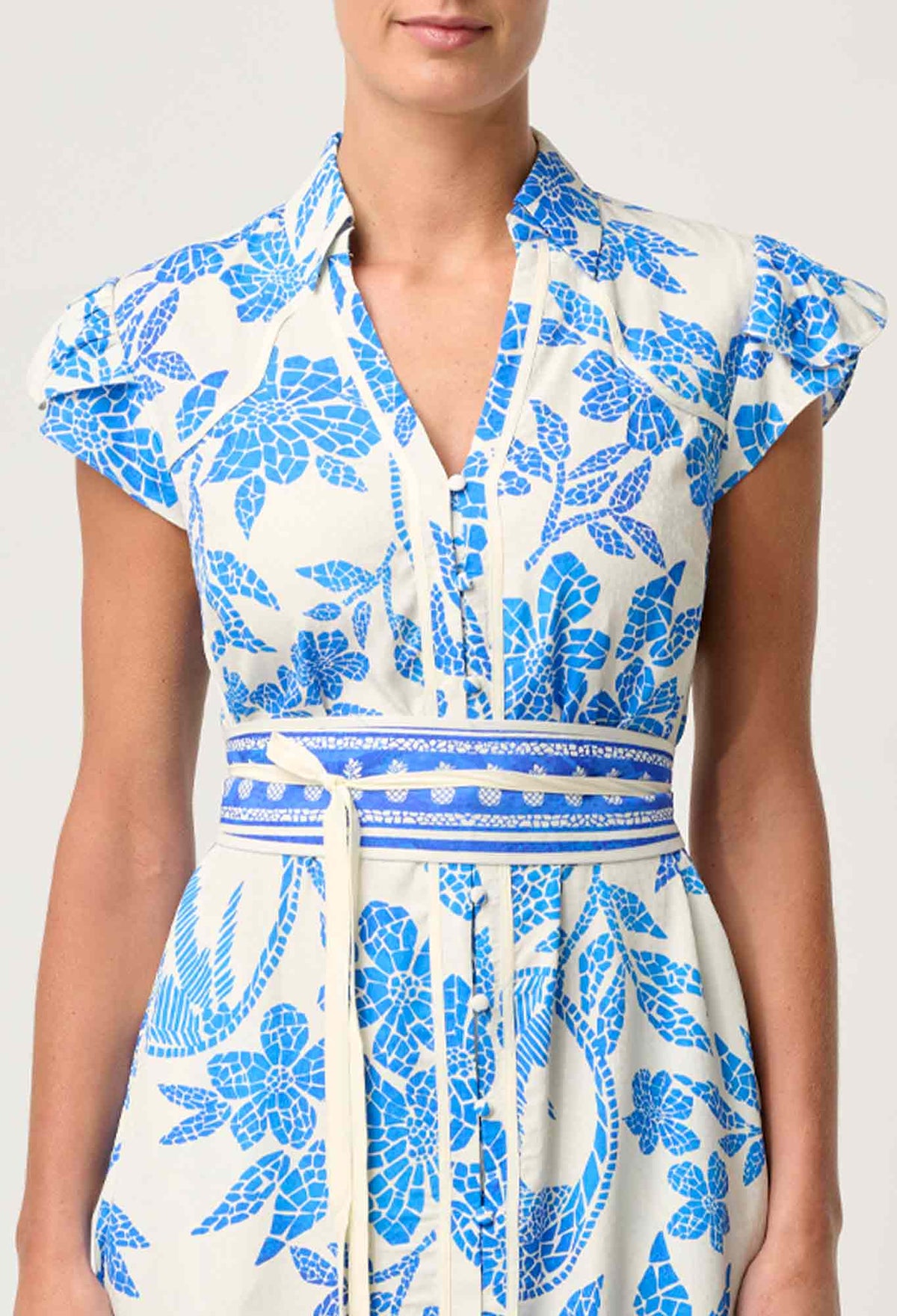 Once Was | Callista Petal Sleeve Dress