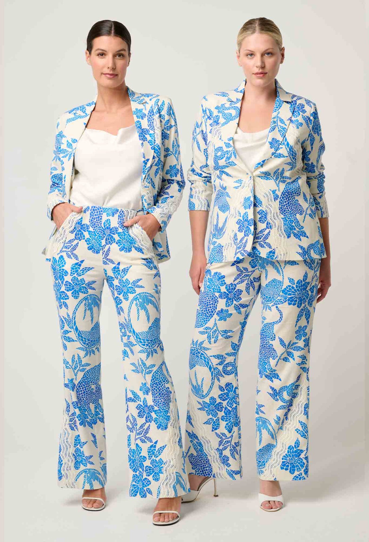 Once Was | Leandro Blazer - Azure Mosaic