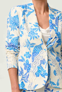 Once Was | Leandro Blazer - Azure Mosaic