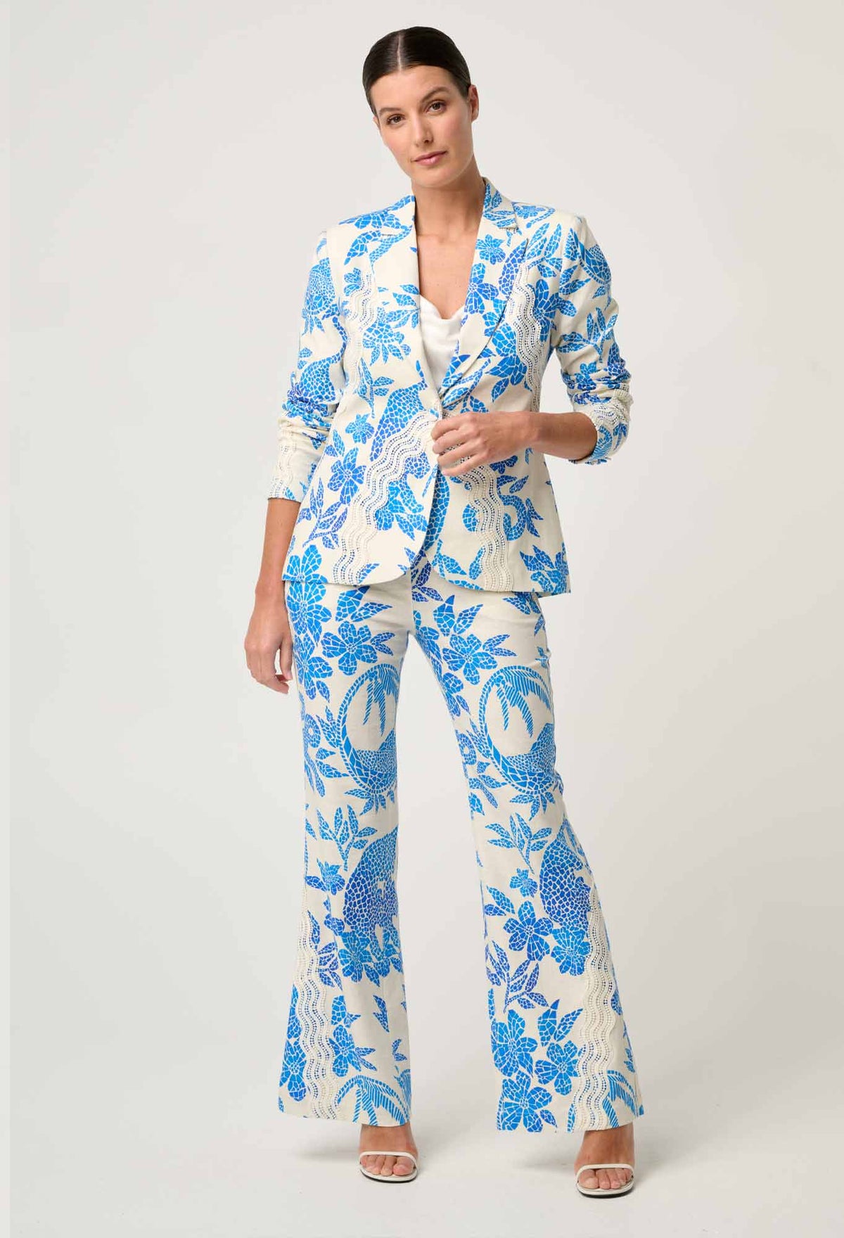 Once Was | Leandro Blazer - Azure Mosaic