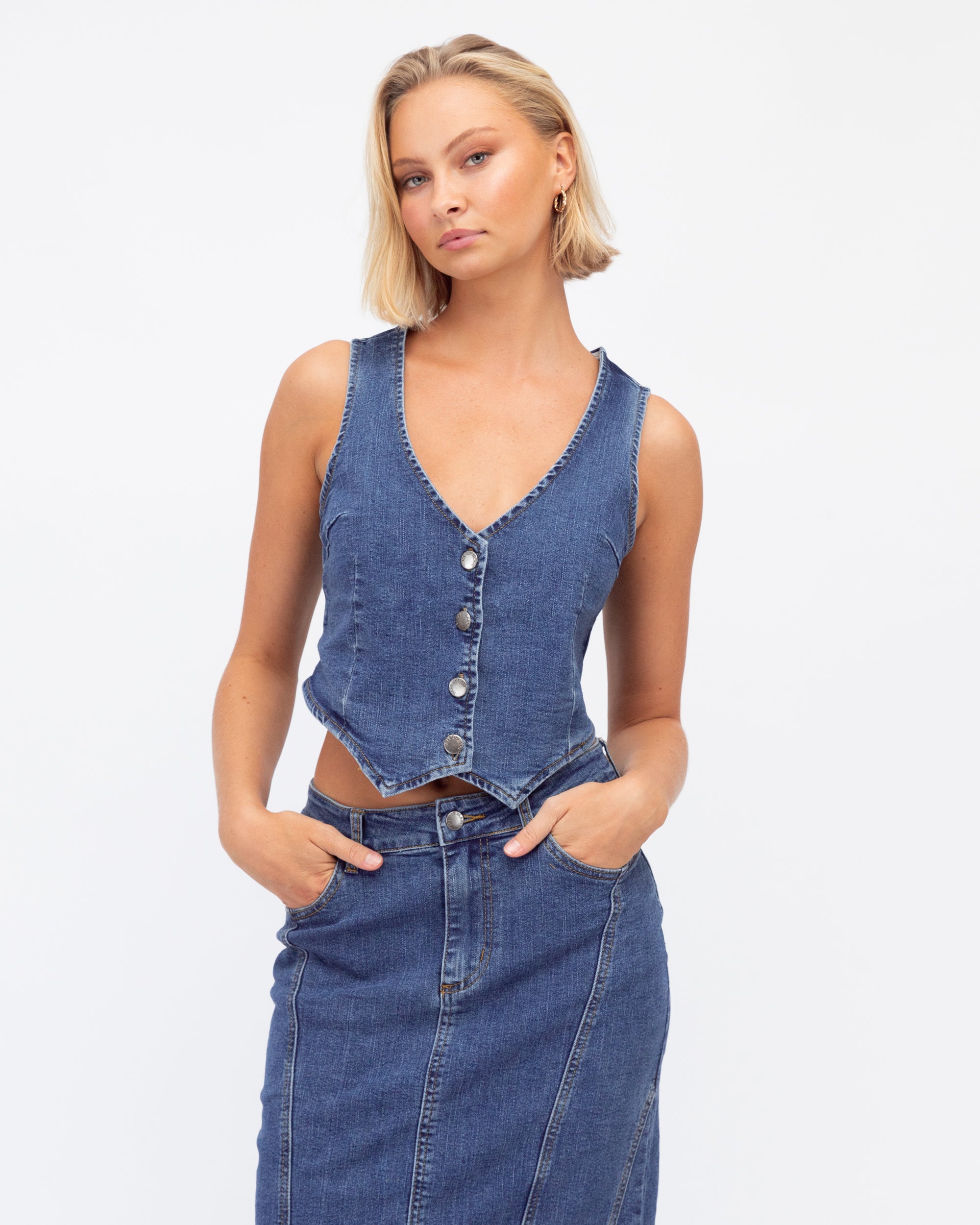 Paper heart sale denim overalls